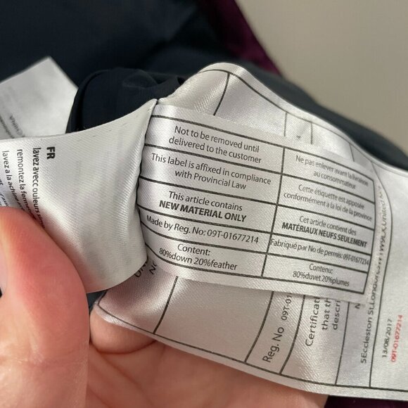 Mountain Warehouse Zip Up Down Filled Outdoor Casual Puffer Vest Purple 8 - Picture 11 of 13